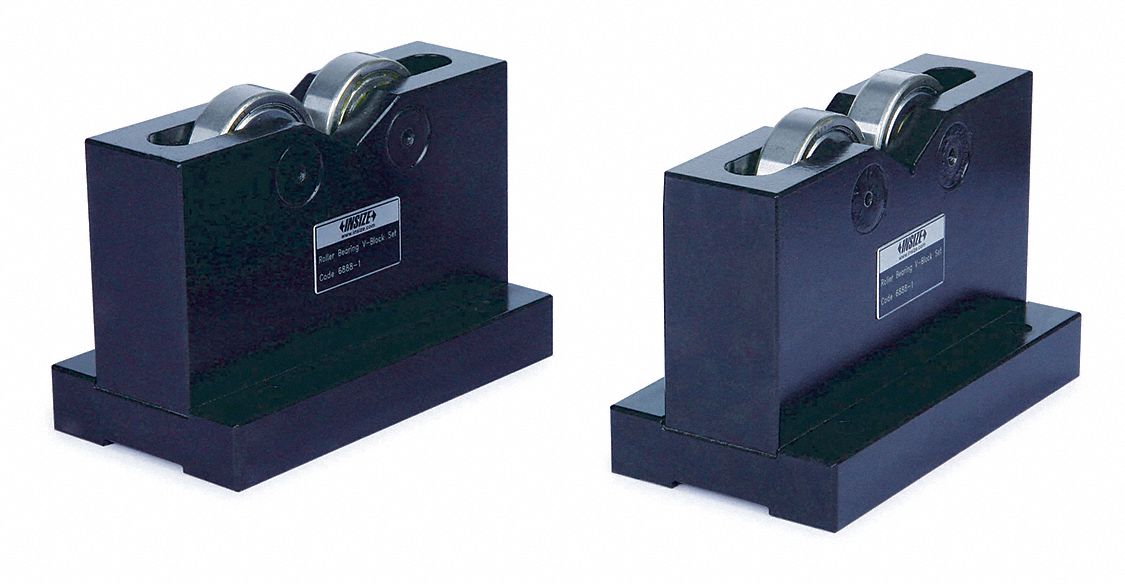 Roller Bearing V-Block Set Steel