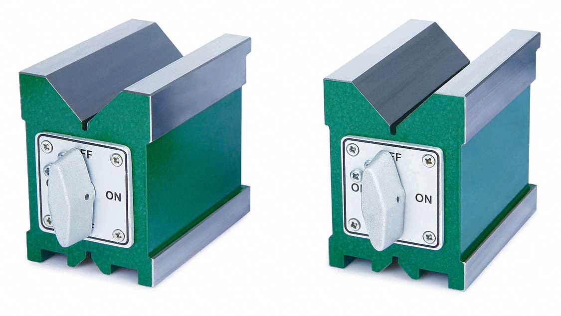 Magnetic V-Block Hardened Steel