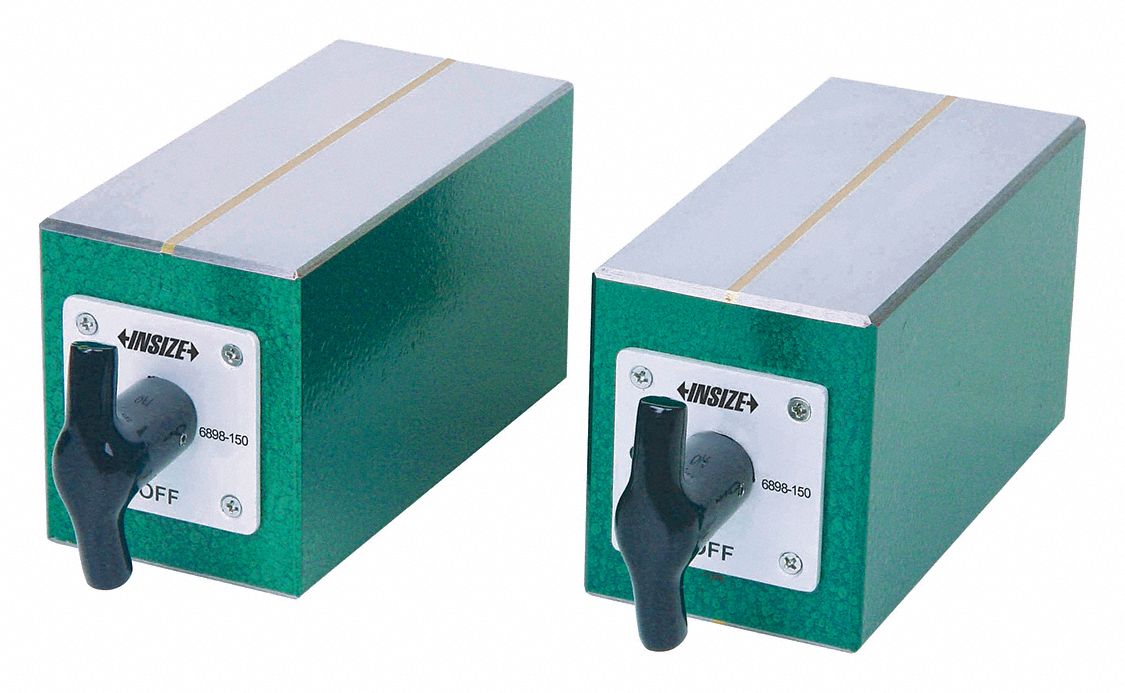 Magnetic Block Hardened Steel 2-13/16 W