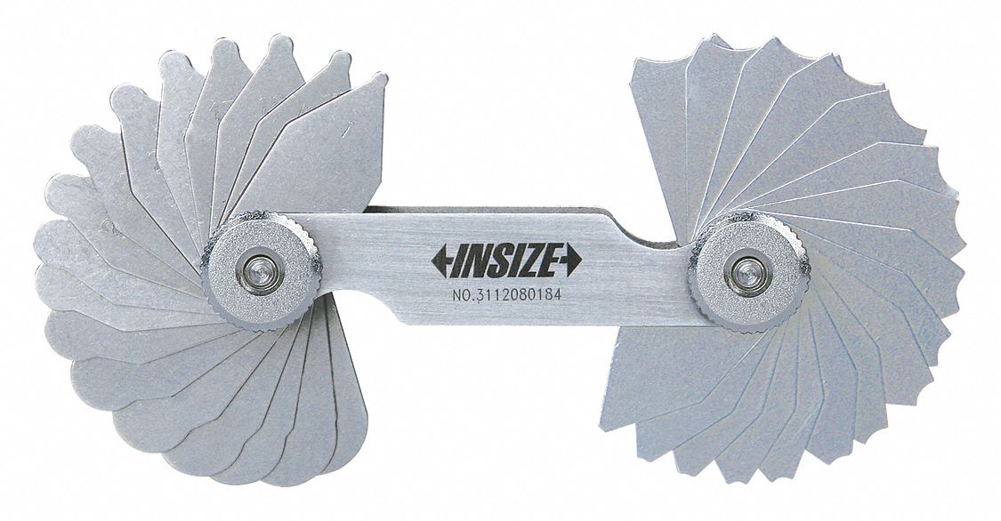 Radius Gauge Set Accuracy +/-.0012 