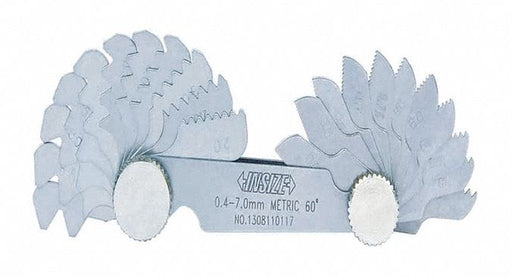 Thread Pitch Gauge Set Thread Ang 60 deg