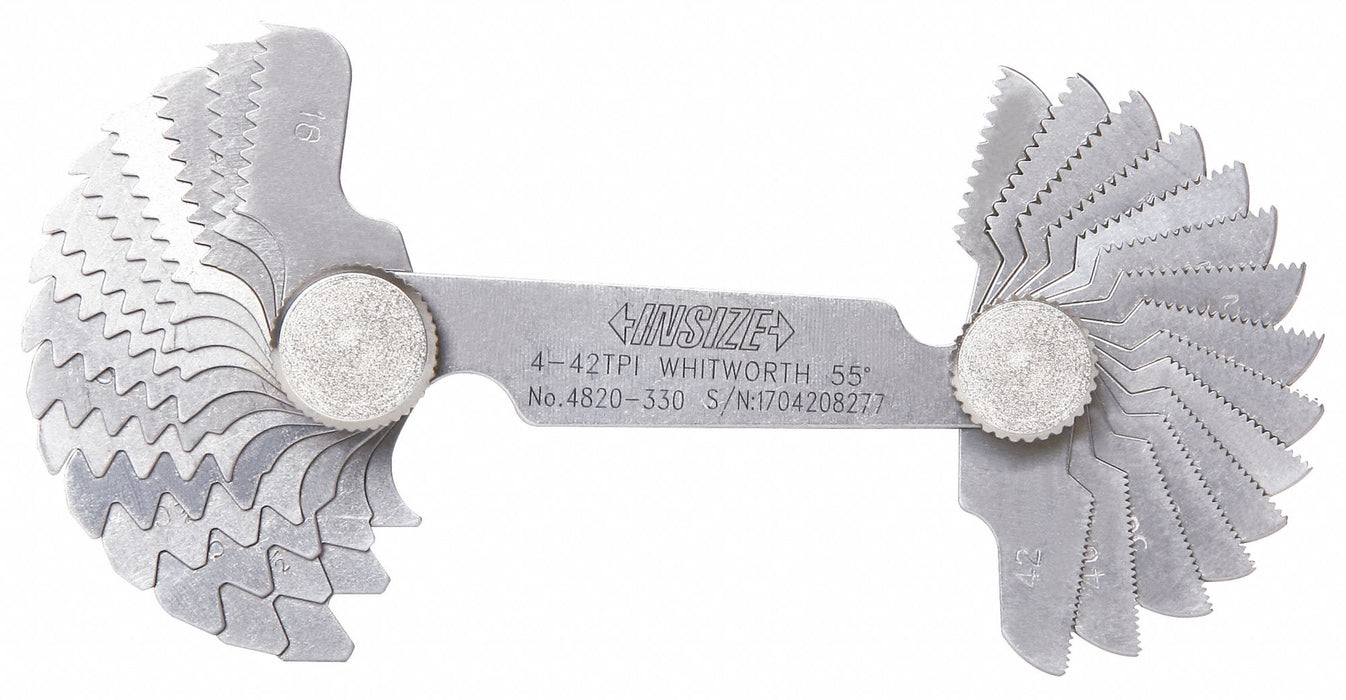 Thread Pitch Gauge Set Thread Ang 55 deg