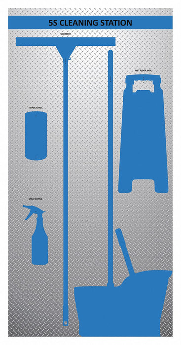 Wet Shadow Board 72 Hx36 W