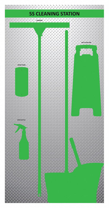 Wet Shadow Board 72 Hx36 W
