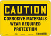 J6946 Safety Sign 7 in x 10 in Polyethylene