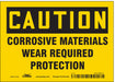 J6946 Safety Sign 5 inx7 in Vinyl