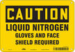 Safety Sign 7 in x 10 in Aluminum