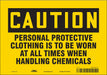 Safety Sign 7 in x 10 in Vinyl