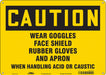 Safety Sign 10 inx14 in Aluminum