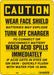 Safety Sign 14 inx10 in Polyethylene