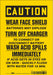 Safety Sign 10 inx7 in Vinyl