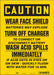 Safety Sign 14 inx10 in Vinyl