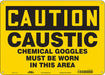 Safety Sign 10 inx14 in Polyethylene
