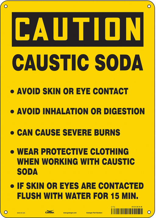 Safety Sign 14 in x 10 in Aluminum