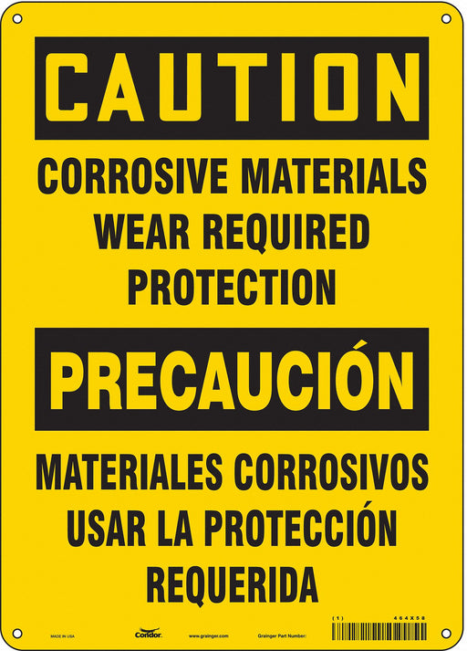 Safety Sign 14 in x 10 in Aluminum