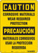 Safety Sign 14 in x 10 in Aluminum