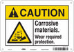 Safety Sign 7 in x 10 in Aluminum