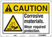 Safety Sign 10 inx14 in Aluminum