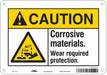 Safety Sign 7 inx10 in Polyethylene