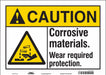 Safety Sign 10 inx14 in Vinyl