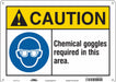 Safety Sign 10 in x 14 in Aluminum