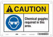Safety Sign 7 in x 10 in Polyethylene
