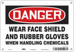 Safety Sign 7 in x 10 in Aluminum