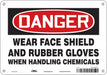 Safety Sign 7 in x 10 in Polyethylene