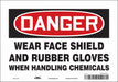 Safety Sign 7 in x 10 in Vinyl