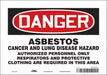 Safety Sign 7 in x 10 in Vinyl