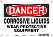 Safety Sign 7 in x 10 in Aluminum