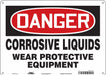 Safety Sign 10 in x 14 in Polyethylene