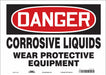 Safety Sign 10 in x 14 in Vinyl