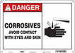 Safety Sign 10 in x 14 in Polyethylene
