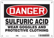 Safety Sign 7 in x 10 in Aluminum