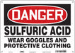 Safety Sign 10 inx14 in Aluminum