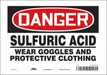 Safety Sign 7 inx10 in Vinyl