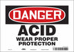 Safety Sign 7 in x 10 in Vinyl