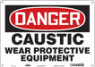 Safety Sign 10 inx14 in Polyethylene
