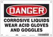 Safety Sign 7 in x 10 in Aluminum
