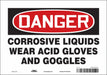 Safety Sign 7 in x 10 in Vinyl