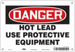 Safety Sign 7 inx10 in Polyethylene