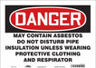 Safety Sign 10 in x 14 in Vinyl