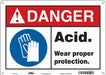 Safety Sign 10 inx14 in Aluminum