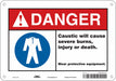 Safety Sign 7 in x 10 in Polyethylene