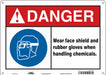 Safety Sign 10 inx14 in Aluminum