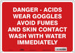 Safety Sign 10 inx14 in Aluminum