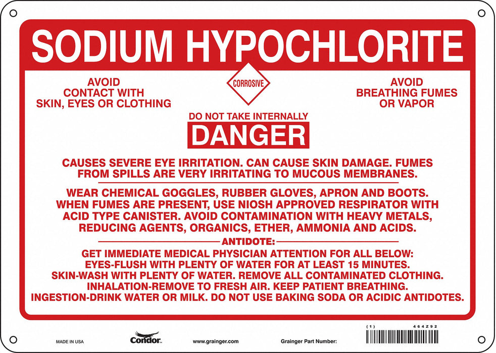 HMIG Label 10 in H 14 in W Vinyl