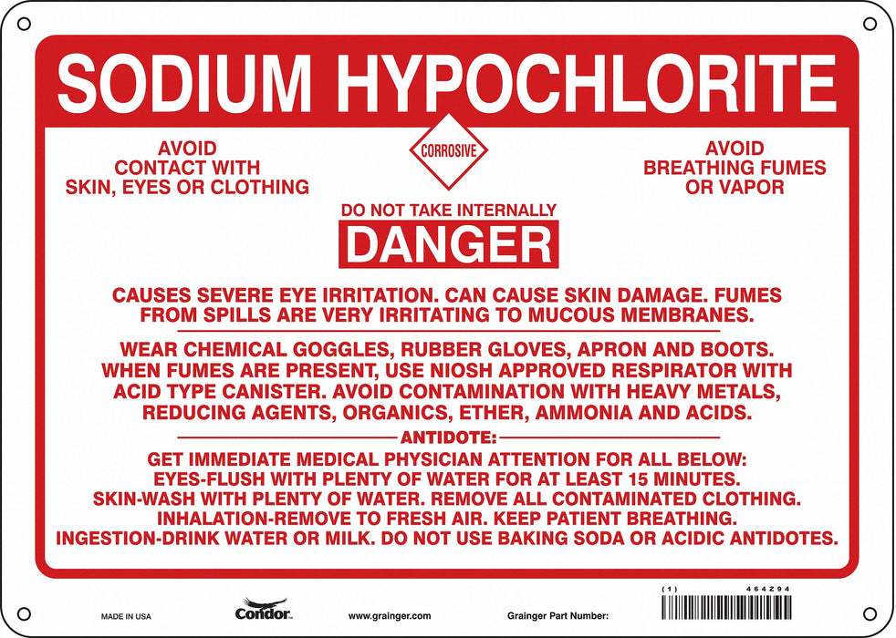 HMIGLabel 10inH 14inW Polyethylene