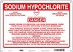 Safety Sign 10 in x 14 in Polyethylene